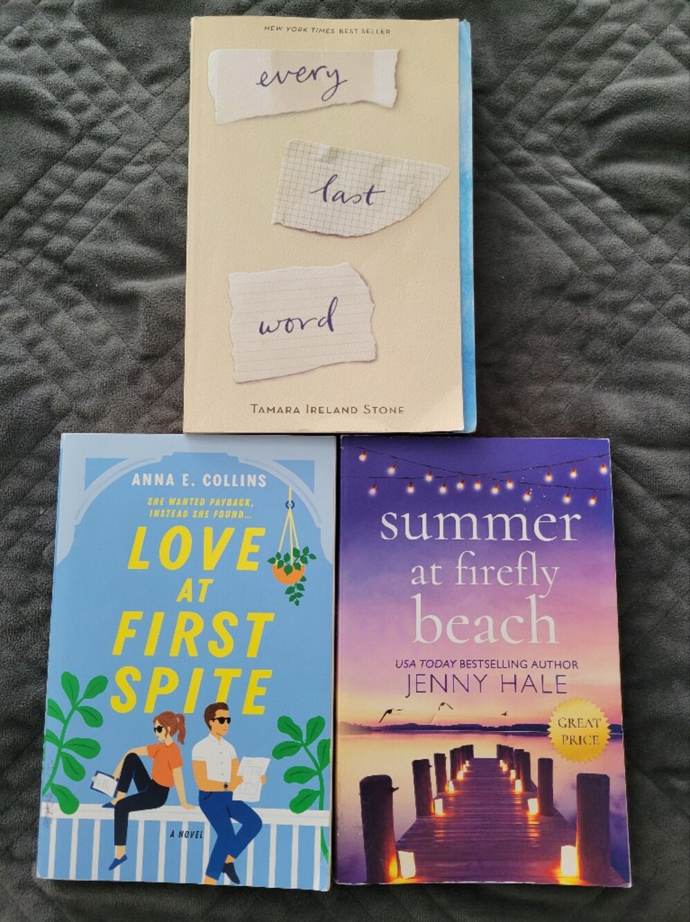 Set of 3 Paperback Romance & Contemporary Novels